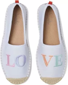 Лоферы Beachcomber Espadrille Water Shoe Sea Star Beachwear, цвет White Love Embroidery