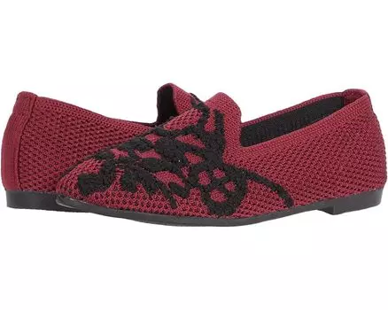 Лоферы Bernie Mev Callalily, цвет Burgundy/Black