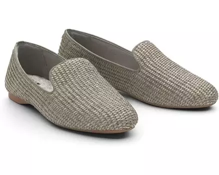 Лоферы Birdies Starling Raffia Flat, цвет Chateau Gray