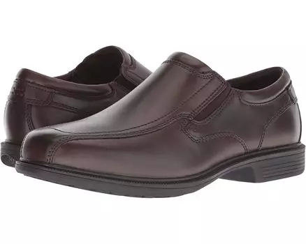 Лоферы Bleeker Street Bicycle Toe Slip-On with KORE Slip Resistant Walking Comfort Technology Nunn Bush, коричневый