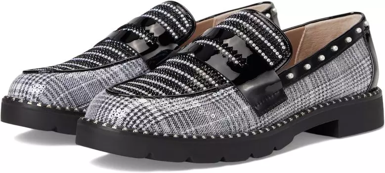 Лоферы Blue by Betsey Johnson Darian, цвет Black/White Plaid