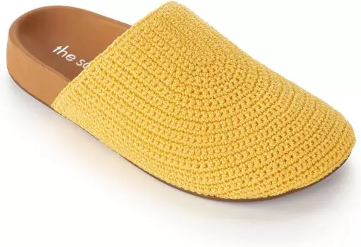 Лоферы Bolinas Crochet Clog The Sak, цвет Lemon Drop