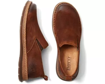 Лоферы Born Bryson, цвет Brown Distressed
