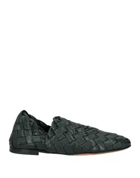 Лоферы Bottega Veneta, темно-зеленый