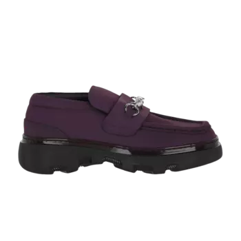 Лоферы Burberry Creeper Clamp Loafer 'Aubergine', фиолетовый
