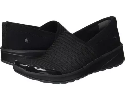 Лоферы Bzees Glee, цвет Black Ribbed Knit
