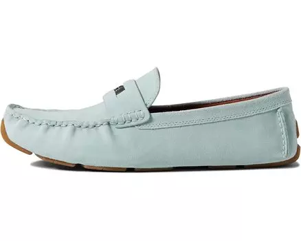 Лоферы C Coin Suede Driver COACH, светло-бирюзовый