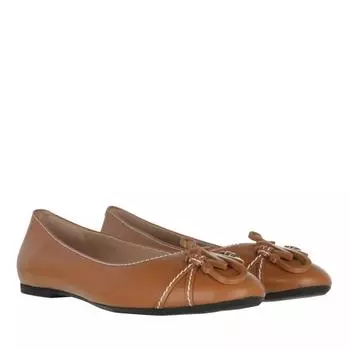 Лоферы calf tresor ballet flats J.W. Anderson, коричневый