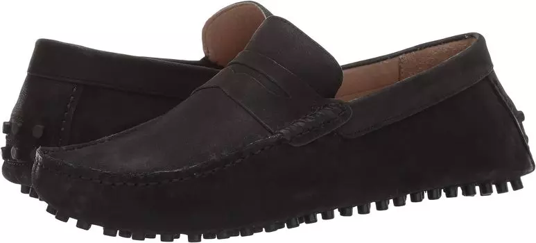 Лоферы Carlos by Carlos Santana Ritchie Driver Loafer, цвет Black Calf Nubuck
