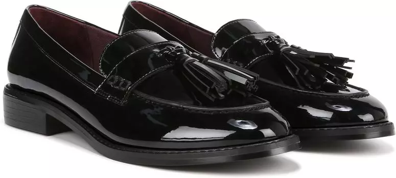 Лоферы Carolyn Low Slip-ons Franco Sarto, цвет Black Synthetic