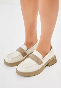 Лоферы Cesare Gaspari, бежевый