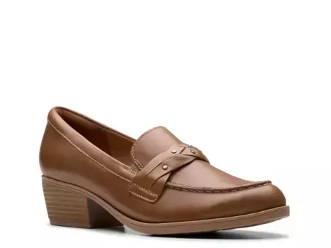 Лоферы Charlten Echo Loafer Clarks, цвет darksand