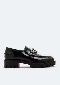 Лоферы CHRISTIAN LOUBOUTIN CL Moc loafers, черный