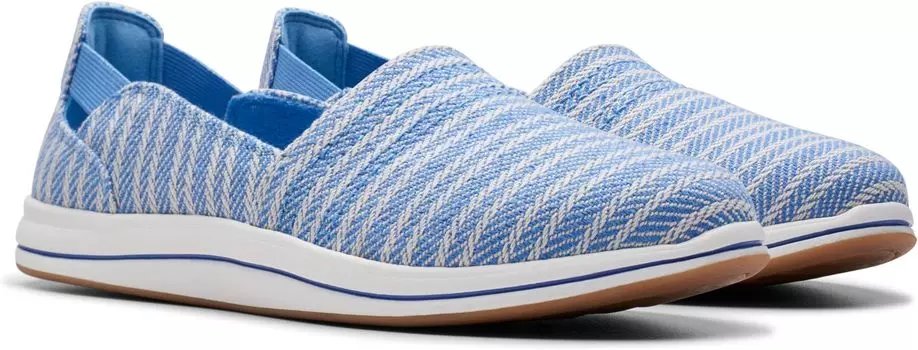 Лоферы Clarks Breeze Step II, цвет Denim Blue Textile