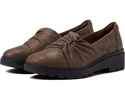 Лоферы Clarks Calla Style, цвет Bronze Metallic Synthetic