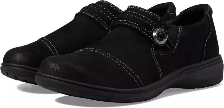 Лоферы Clarks Carleigh Pearl, цвет Black Nubuck