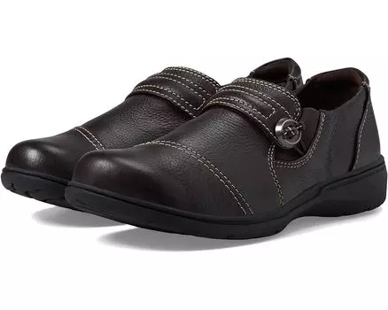 Лоферы Clarks Carleigh Pearl, цвет Dark Brown Leather