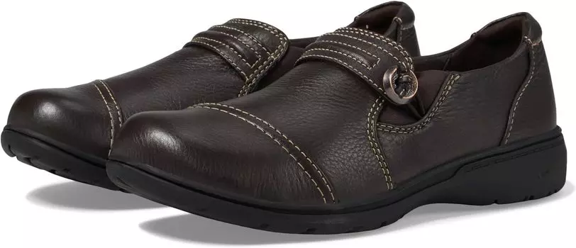Лоферы Clarks Carleigh Pearl, цвет Dark Brown