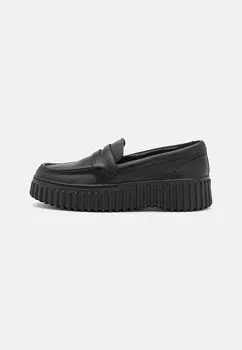 Лоферы Clarks, черный