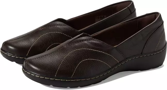 Лоферы Clarks Cora Meadow, цвет Dark Brown Leather