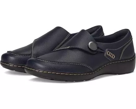 Лоферы Clarks Cora Teresa, цвет Navy Tumbled Leather