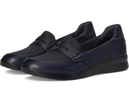 Лоферы Clarks Ellowyn Penny, цвет Navy Leather