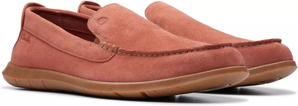 Лоферы Clarks Flexway Step, цвет Red Suede
