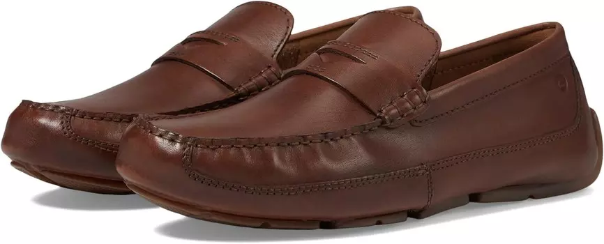 Лоферы Clarks Markman Way, цвет Dark Tan Leather