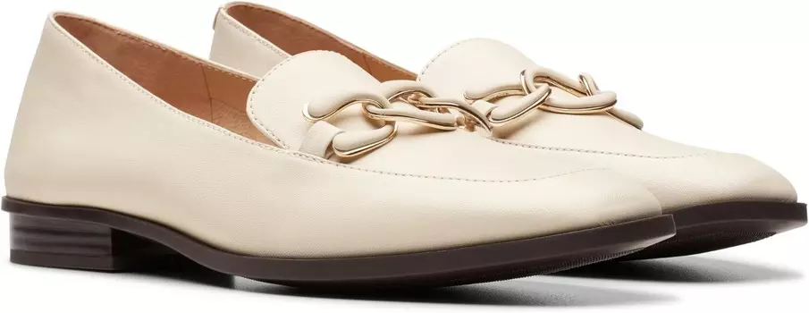 Лоферы Clarks Sarafyna Rae, цвет Ivory Leather
