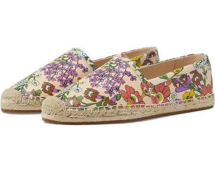 Лоферы COACH Collins Printed Leather Espadrille, цвет Ivory Multi