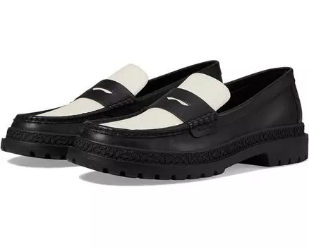 Лоферы COACH Cooper Loafer, цвет Black /Chalk