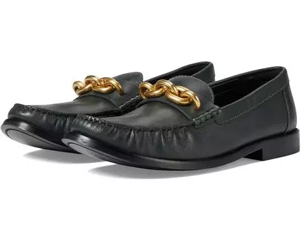 Лоферы COACH Jess Leather Loafer, цвет Amazon Green