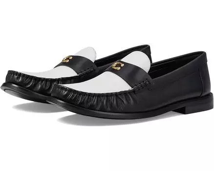 Лоферы COACH Jolene Loafer, цвет Black/Optic White