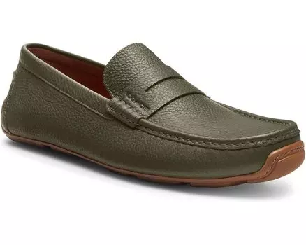 Лоферы COACH Luca Leather Driver, цвет Army Green