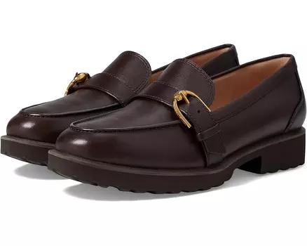 Лоферы Cole Haan Giana Buckle Loafers, цвет Dark Chocolate Leather