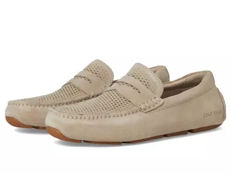 Лоферы Cole Haan Grand Laser Penny Driver, цвет Light Sesame Suede/Gum