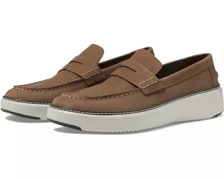 Лоферы Cole Haan Grandpro Topspin Penny Loafer, цвет Truffle Nubuck/Silver Birch