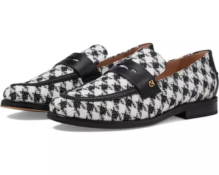 Лоферы Cole Haan Lux Pinch Penny Loafer, цвет Metallic Houndstooth Textile