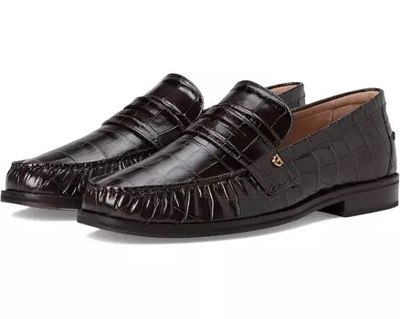 Лоферы Cole Haan Lux Pinch Penny Loafers, цвет Dark Chocolate Croc Print Leather