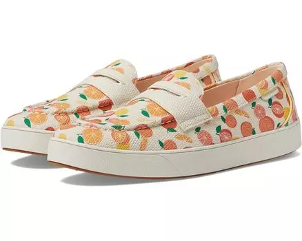 Лоферы Cole Haan Nantucket 2.0 Penny Loafer, цвет Ivory Orange Slice Print Canvas
