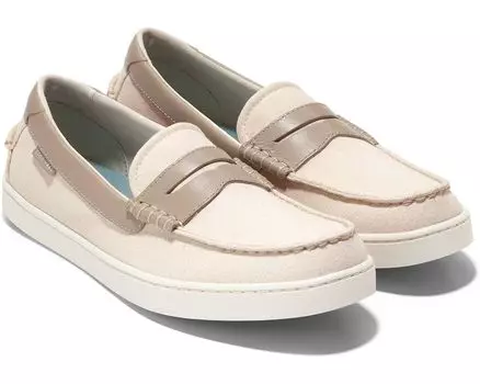 Лоферы Cole Haan Nantucket Penny, цвет Natural Canvas/Dark Latte/Ivory