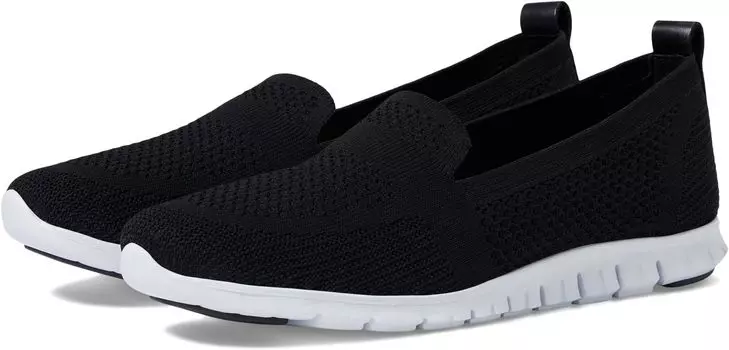Лоферы Cole Haan Zerogrand Stitchlite Slip-On Loafer, цвет Black Knit/Leather