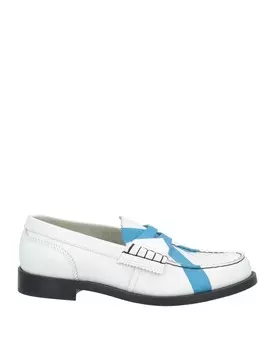 Лоферы College, белый