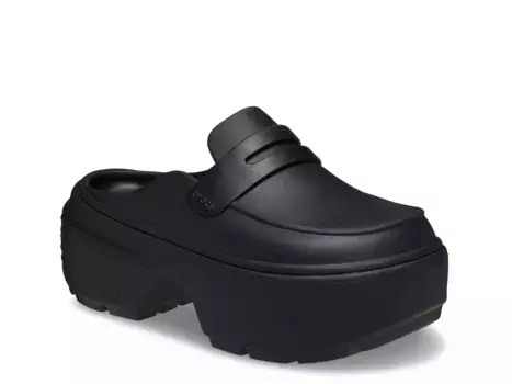 Лоферы Crocs Stomp Platform, черные