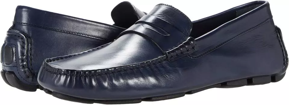 Лоферы Dayton Penny Loafer Johnston & Murphy Collection, темно-синий