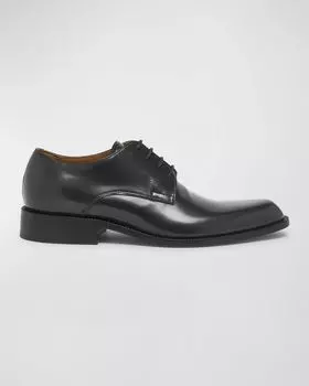 Лоферы дерби на шнуровке из телячьей кожи Dries Van Noten, цвет Black
