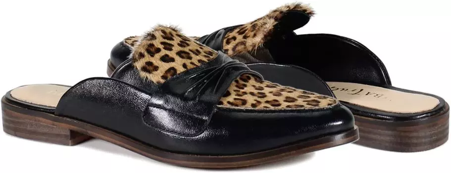 Лоферы Diba True Au Pair, цвет Black/Leopard