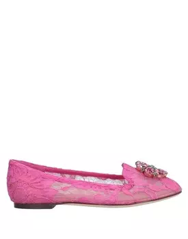 Лоферы Dolce&Gabbana, фуксия