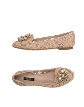 Лоферы Dolce&Gabbana, розовый
