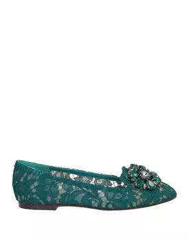 Лоферы Dolce&Gabbana, зеленый